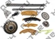 Комплект ланцюга ГРМ HOTARU HTKLR03 для Land Rover, Jaguar 2.0 diesel (204DTA,204DTD,AJ20D4) 2015- E-Pace (X540) F-Pace (X761) XE (X760) XF (X260) Defender (L663) Discovery Sport (L550) Discovery (L462) Evoque (L538/L551/L538) Range Rover Sport (L494) - зображення 1