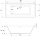 Ванна акриловая CERSANIT Intro S301-067 160x75 + ножки PW04/PW01/S906-001/PW011 - изображение 6
