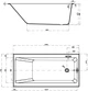 Ванна акриловая CERSANIT Crea 150x75 см S301-233 + ножки - изображение 10