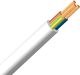 Kabel Lietkabelis H03VV-F 3 x 0.5 50 m Biały (4779016543004) - obraz 1