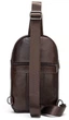 Сумка мужская через плечо Vintage 14986 Коричневая - изображение 2