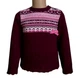 Джемпер для девочки Dr.Kid 280--480 бордовый 98 - изображение 1