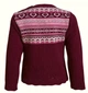 Джемпер для девочки Dr.Kid 280--480 бордовый 98 - изображение 2