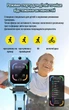 Детские смарт часы AS23 с GPS, SIM-картой, видеозвонком, водозащитой IPX7 и прослушкой Black - изображение 10