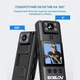 Нагрудний відеореєстратор BOBLOV A23 1080p з диктофоном, поворотним об'єктивом, дисплеєм, кут огляду 120° - изображение 3