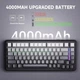 Клавиатура Attack Shark M86 Black Gradient Беcпроводная Игровая Механичиская. 2.4G/Bluetooth/Кабель. Батарея 4000mAh. 75% Blueberry Switch - изображение 6