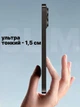 Чохол силіконовий з магнітом протиударний Case with MagSafe для Apple iPhone 16 Full Camera Protective black - изображение 5
