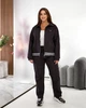 Жіночий прогулянковий костюм із замши (кофта + брюки) Uaclothes 50-52 Графітовий (like35382-158031358) - зображення 4