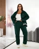 Жіночий прогулянковий костюм із замши (кофта + брюки) Uaclothes 58/60 Смарагдовий (like35381-158021373) - зображення 3