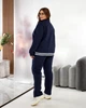 Жіночий прогулянковий костюм із замши (кофта + брюки) Uaclothes 58/60 Синій (like35378-157991373) - зображення 6