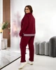 Жіночий прогулянковий костюм із замши (кофта + брюки) Uaclothes 58/60 Бордовий (like35380-158011373) - зображення 7