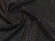 Ткань Сетка со стразами полоска, золото на черном, пог. м. (с78, 2506056A, цв2) - изображение 2