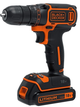 Акумуляторний дриль-шуруповерт Black+Decker BDCDC18K (5035048645482) - зображення 1