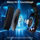 ATTACK Shark L80 PRO Wireless – Игровые беспроводные наушники с Bluetooth 5.3, 2.4G, 7.1 Surround Sound, 40мм динамики, до 35 часов работы, съемный микрофон, RGB подсветка Black - изображение 2