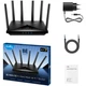 Маршрутизатор Cudy WR11000 BE11000 2.5G Tri-Band Wi-Fi 7 5765 Мбіт/с 2.4 ГГц/5 ГГц/6 ГГц 3 LAN-порти Mesh Router (D541EABE605C) - зображення 3