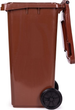 Контейнер для органічних відходів ModernHome by Multistore MO-120G-2-K 120 л Коричневий (5905817010189) - зображення 3