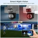 Уличная Wi-Fi IP-камера Q25 6 МП PTZ с LED-подсветкой, датчиком движения и двусторонней аудиосвязью - изображение 4