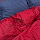 Комплект постельного белья Наша Швейка (простынь на резинке) Сатин страйп Дымчато синий и красный люкс однотонный Евро 200х220 см - изображение 4