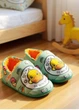 Дитячі теплі кімнатні капці FS Duck Children 33 (31-32) Зелений (1102) - зображення 2