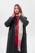 Жіночий Шарф У Клітинку Terner Red (8056012) - изображение 2