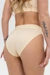 Хлопковый комплект нижнего белья Basic Fit топ-бра и трусики-слипы Бежевый M - изображение 5