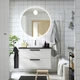 Стільниця для ванної кімнати ІКЕА TOLKEN 62х49 см фольгований (50506200) - изображение 3