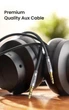 Кабель 3,5 AUX (папа) to 3,5 AUX (папа) Ugreen AV150 TRS, 3-пиновый, нейлоновый, стерео, 150см Black (50356) - изображение 5