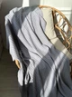 Плед вязаный ПРОВАНС Cotton серый, 200х220см 040381 - изображение 7