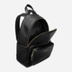 Рюкзак жіночий з натуральної шкіри 9 л вміщує формат А4 Michael Kors Tanner Md Backpack 30T5GTNB2L 001 Чорний (800070349102) - зображення 3