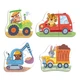 Дитячий пазл 4 в 1 "Baby puzzle. Транспорт" 300685 набір 4 в 1 - зображення 3