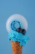Колеса для роликов Flying Eagle Ice Cream Blue 72 mm 85a - изображение 4