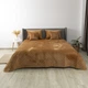 Покривало ТЕП "VELOUR" Кофейне/Ромб круглий, 150x210 - изображение 2