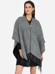 Ponczo damskie ciepłe Liu Jo 2F5036T0300-01319 One Size Szare - obraz 1