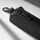 Шкіряна ключниця MINI із зернистої натуральної шкіри (чорна) - изображение 6