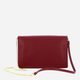 Torebka crossbody damska skórzana Coccinelle E5S00550201-R52 Ciemnoczerwona - obraz 2