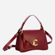 Torebka crossbody damska skórzana Coccinelle E1SSK180201-R52 Czerwona - obraz 3