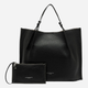 Torba shopper damska skórzana Gianni Chiarini BS-11637-RNGDBL-2566 Czarna - obraz 3