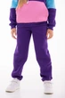 Детский спортивный утепленный костюм Kindamor Warm Beauty Purple для девочки, флис 122 см фиолетовый с розовым - изображение 9