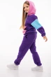 Детский спортивный утепленный костюм Kindamor Warm Beauty Purple для девочки, флис 122 см фиолетовый с розовым - изображение 12