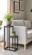 Підставка для квітів у горщиках ModernHome by Multistore ME-ATS13 2 полиці у стилі Лофт (5905817007684) - зображення 5