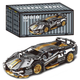 Конструктор сіро-золотий Lamborghini 1:14 – рульовий механізм, диференціал - зображення 6