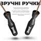 Скакалка шкіряна PowerPlay 4214 Leather Jump Rope Чорна 2.75 см. - зображення 7