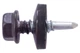 Саморез кровельный Apro 4.8 x 19 мм RAL 8019 (50 шт.) (9R648198019) - изображение 2