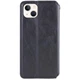 Протиударний Шкіряний чохол-книжка GETMAN Cubic (PU) для Apple iPhone 13 (6.1") Чорний - зображення 1