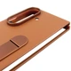 Кожаный чехол панель OEM Protection Leather Case with stand для Samsung Galaxy Z Fold 7 (SM-F966B) Tan - изображение 4