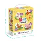 Детский пазл 4 в 1 "Baby puzzle. Сельские животные" DoDo Toys 300686 набор 4 в 1 - изображение 5