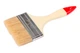 Кисть Mastertool стандарт 4", натуральна щетина, дерев’яна лакована ручка, ширина 100 мм - зображення 1