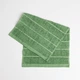 Махровое кухонное полотенце с полосками 30х50 см 400г/м2 GM Textile (Зеленый) - изображение 1