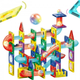 Klocki Magnetyczne Woopie 3D Zestaw Edukacyjny, Tor Kulkowy, LED, 105 elementów (5906280654849) - obraz 2