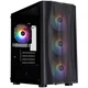 Корпус 1stPlayer X3-M-BK-4F1 Black без БЖ - зображення 1